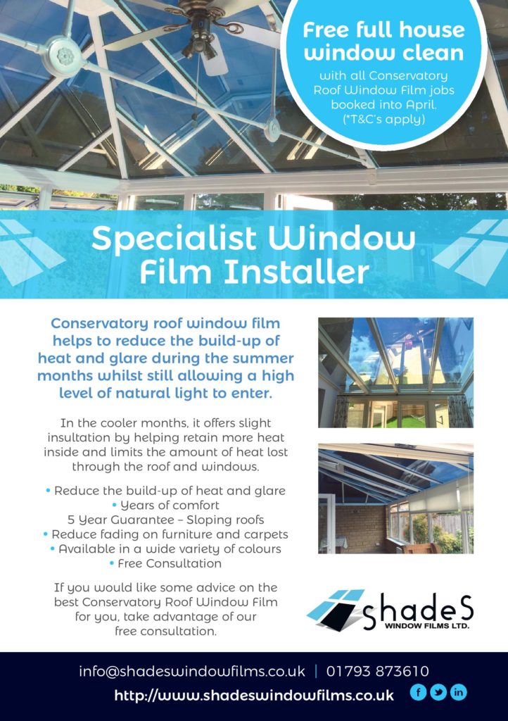 Conservatory Window Film Promotion